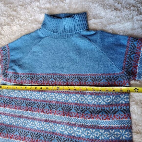 Woollovers 100% Merino Wool Christmas Knit Jumpers Sweater Size Large Cottage - Picture 5 of 8